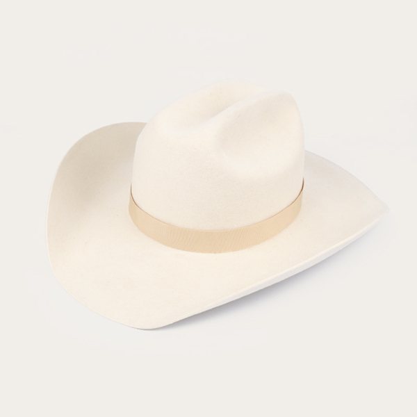 Wide Brim White Cowboy Hat For Women For Wholesale