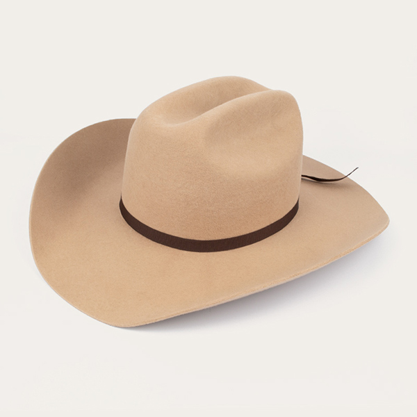 Wholesale Wool Felt Tan Cowboy Hat For Women